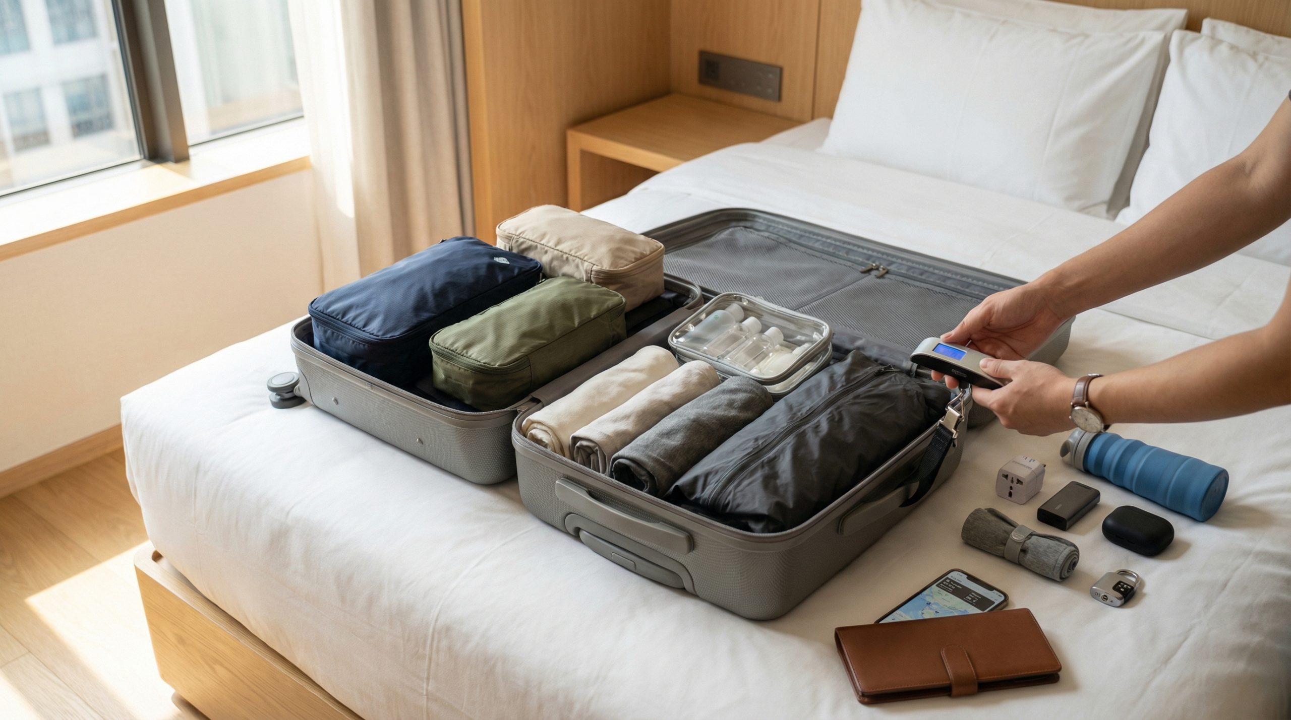 Bagagem Compacta: Organize, Pese e Economize em Todas as Viagens