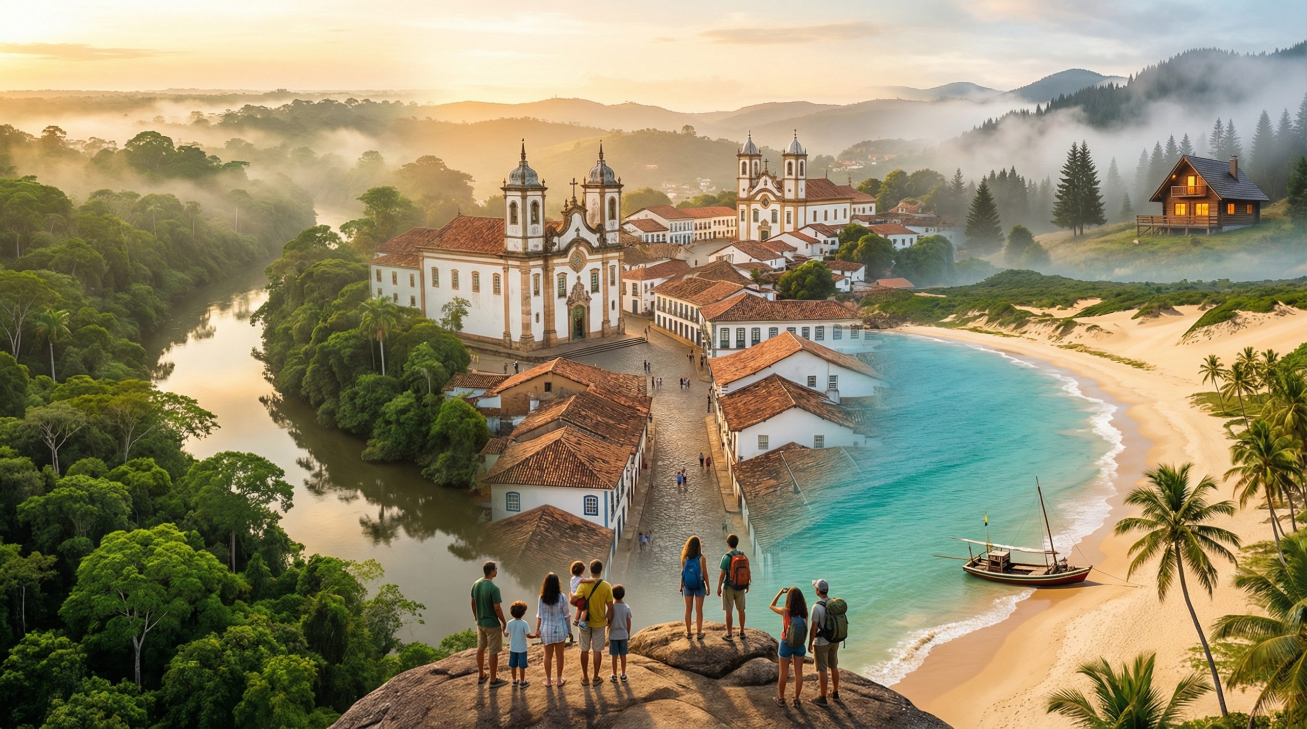 Raio-X dos Destinos Nacionais: Clima, Custo e Atrações