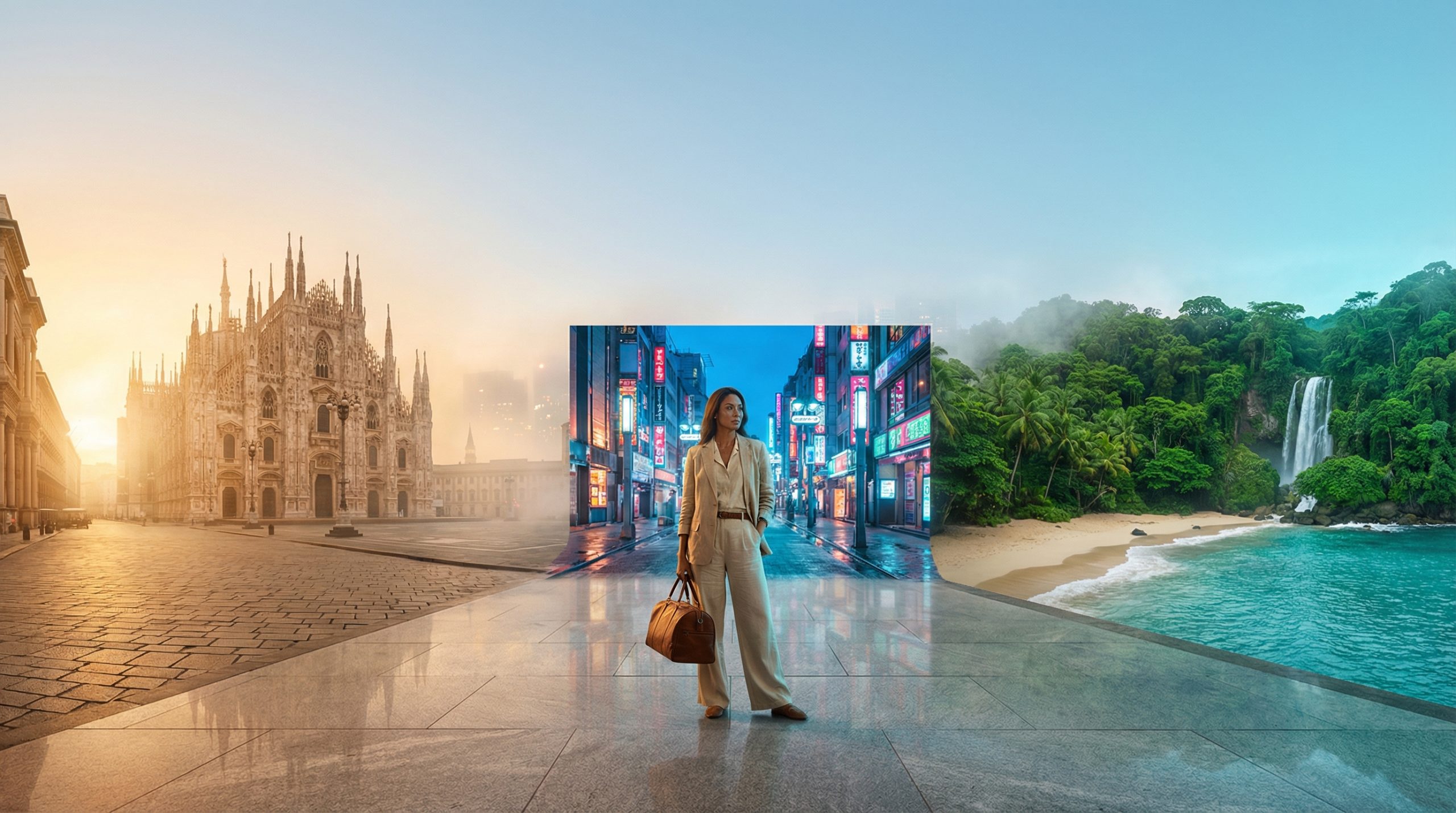 Compare Regiões e Estilos nos Destinos Internacionais