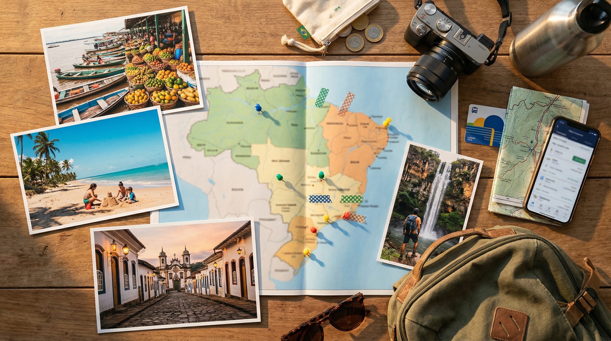 Panorama Essencial dos Destinos Brasileiros para Todas Viagens